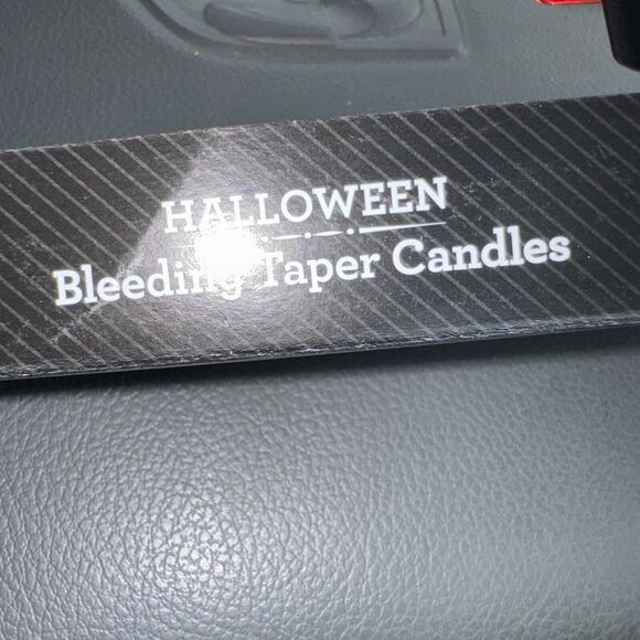 Halloween‎ 10” L/ 25.4 Spooky Bleeding Taper Candles, Two Pk - Picture 4 of 4